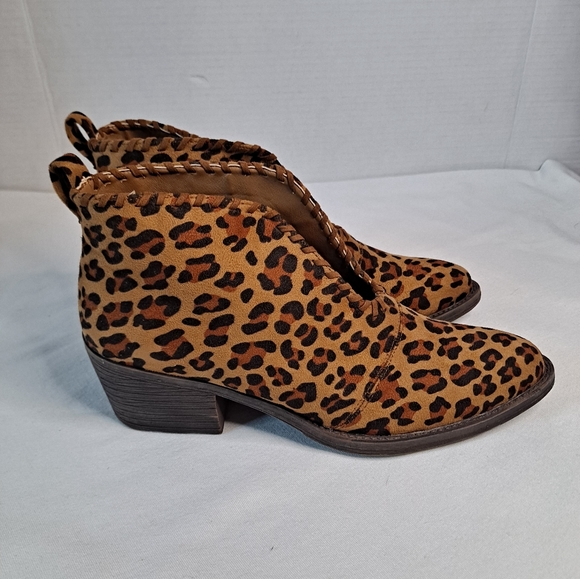 Volatile Cavalry Tan/Leopard Boots size 8.5 - Picture 7 of 10